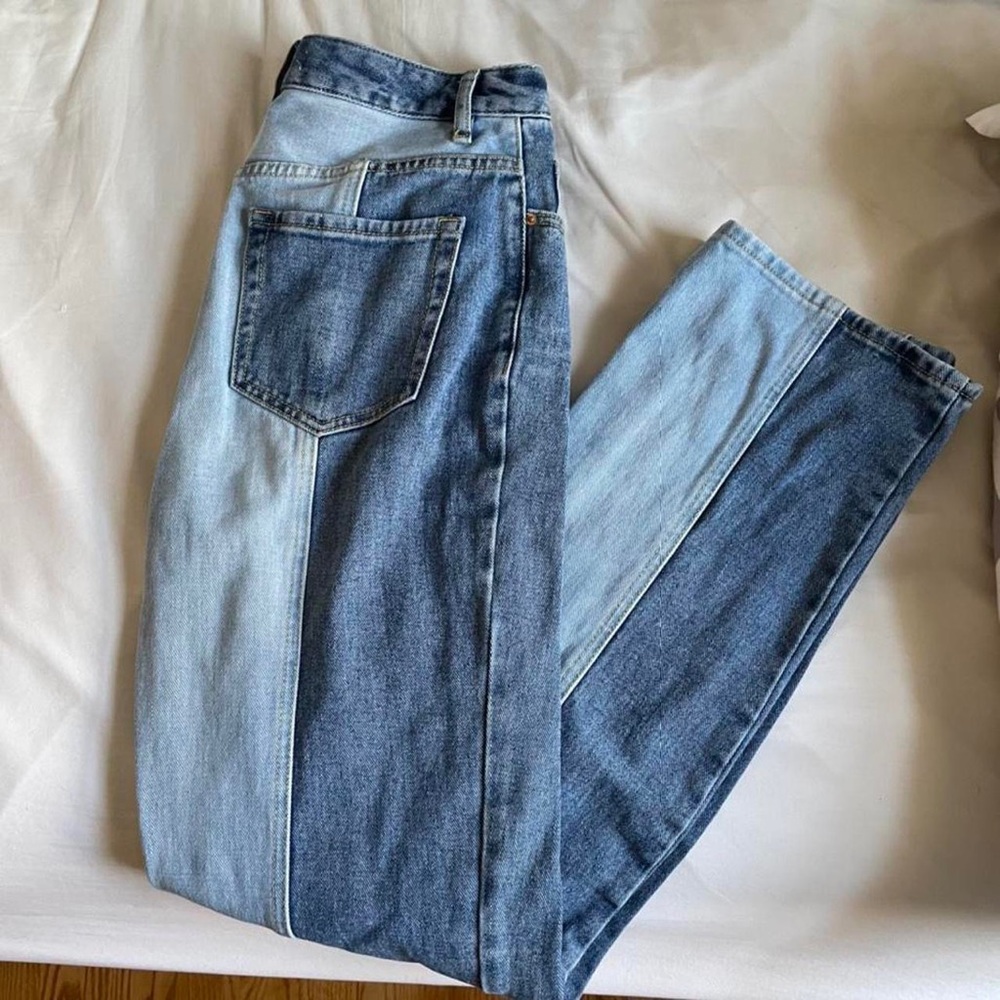 pacsun eco two-tone 90s boyfriend jeans, size 27